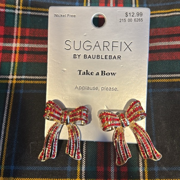 SUGARFIX by BaubleBar "Take A Bow"
Statement Earrings - Picture 3 of 4